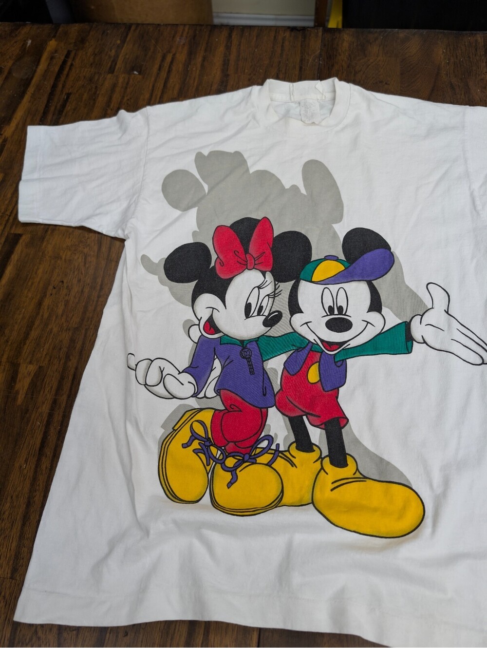 Mickey & Minnie Mouse T Shirt Vintage 90s Jerry Leigh